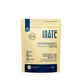 Overnight Oats Proteico Cranberry e Semente de Abóbora Inate – 65g