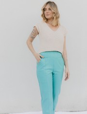 Blusa Cropped Betania - Natural - P