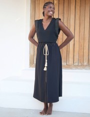 Saia Midi Agnes - Preto - PP