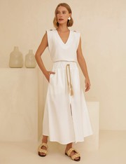 Saia Midi Agnes - Off White - PP