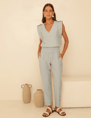Calça Agnes - Azul Sereno - P