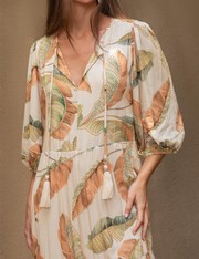 Vestido Longo Descanso - Bege Claro - P