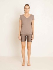 Bermuda Malha Lidiane - Cinza Fendi - P