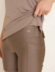 Bermuda Malha Lidiane - Cinza Fendi - P