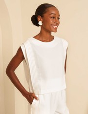 Blusa Alfaiataria Calie - Off White - P