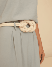 Calça Pantalona Ceci - Azul Sereno - PP