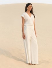 Calça Pantalona Mey - Off White - P