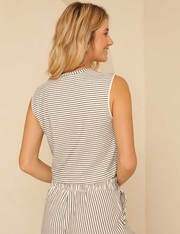 Regata Cropped Liliana - Preto - G