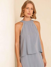 Regata Viscose Inara - Azul Mar - P