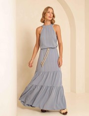 Regata Viscose Inara - Azul Mar - P