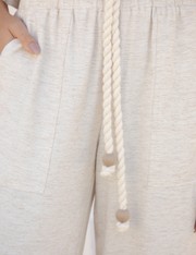Calça Pantalona Ana Julia - Natural - PP