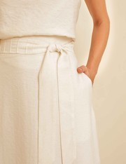 Saia Midi Rose - Off White - P
