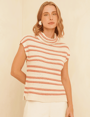 Blusa Tricot Cloe - Terracota Medio - P
