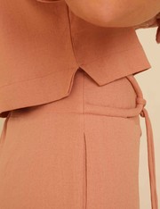 Blusa Alfaiataria Amber - Terracota Suave - P