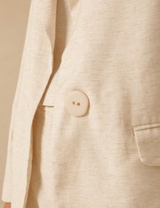 Blazer Alfaiataria Gaya - Natural - P