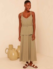 Vestido Midi Isabell - Verde Militar - P