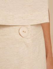 Shorts Saia Gaya - Natural - P