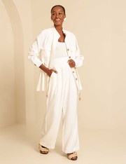 Calça Pantalona Lira - Off White - P