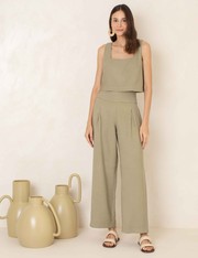 Cropped Selena - Verde Militar - P