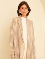Casaco Tricot Delphine - Bege Medio - M