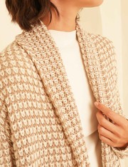 Casaco Tricot Delphine - Bege Medio - M