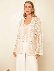 Cardigan Tricot Eleonor - Natural - P