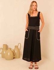 Saia Midi Reginna - Preto - P