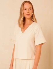Blusa Faby - Bege Claro - GG
