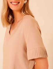 Blusa Faby - Bege Saara - P