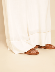 Calça Reta Else - Off White - P