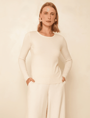 Blusa Tricot Lya - Off White - P