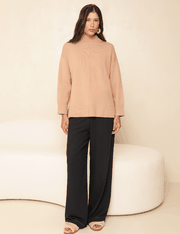 Blusa Tricot Anika - Bege Medio - M
