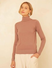 Blusa Tricot Elyana - Marrom Medio - P