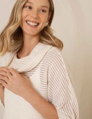 Blusa Tricot Lembrança - Off White - GG