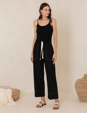 Calça Pantalona Chamego - Preto - PP