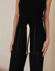 Calça Pantalona Chamego - Preto - PP