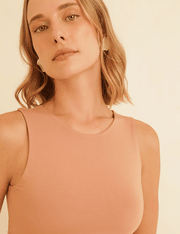 Cropped Moletom Dandara - Terracota Suave - P