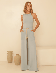 Cropped Moletom Dandara - Azul Sereno - GG