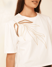 T-Shirt Kalani - Bege Claro - GG