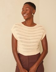 Blusa Tricot Bryana - Natural - P