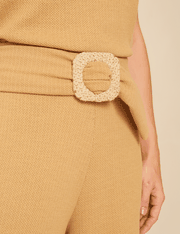 Calça Pantalona Camile - Caramelo Medio - PP