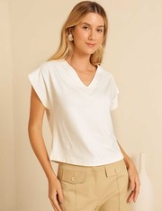 Blusa Amor - Off White - P