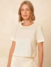 Blusa Pompeia - Bege Claro - PP