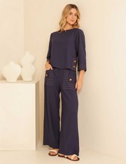Blusa Mya - Marinho - P