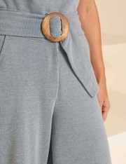 Calça Pantalona Elora - Azul Medio - PP