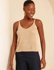 Regata Tricot Cristal - Bege Medio - PP