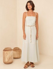 Vestido Midi Mirela - Azul Piscina - PP