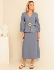 Vestido Selma - Azul Indigo - P