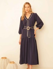 Vestido Ana Elisa - Marinho - P