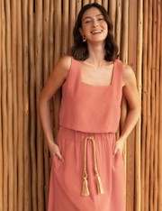 Cropped Selena - Coral - GG